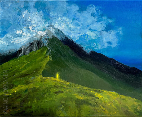 Matkalla II /
2025 /
Akryyli kankaalle /
50 x 41 cm

